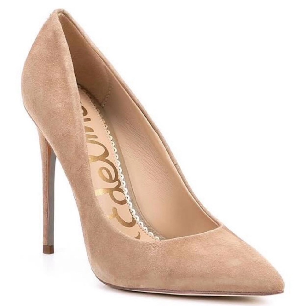 ***SOLD*** EUC Sam Edelman Danna Pumps in Nude Suede, size 10